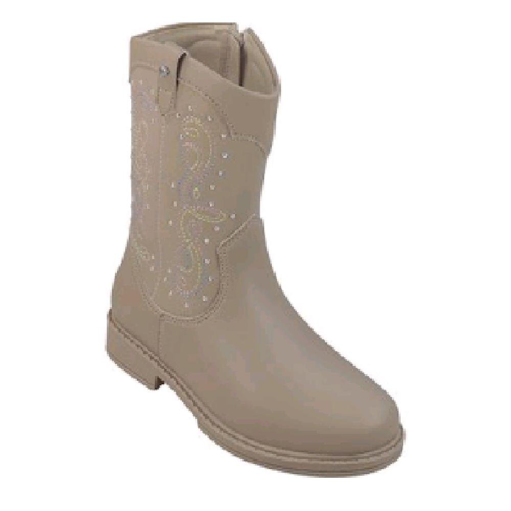 BOTA PAMPILI SAFIRA WESTERN CANO MEDIO REF 279135000 MENINA Bege 3