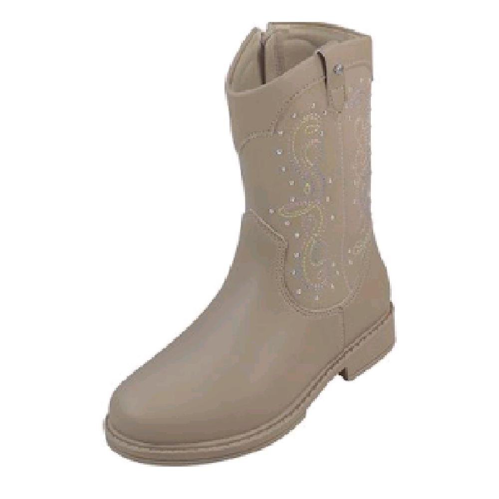 BOTA PAMPILI SAFIRA WESTERN CANO MEDIO REF 279135000 MENINA Bege 4