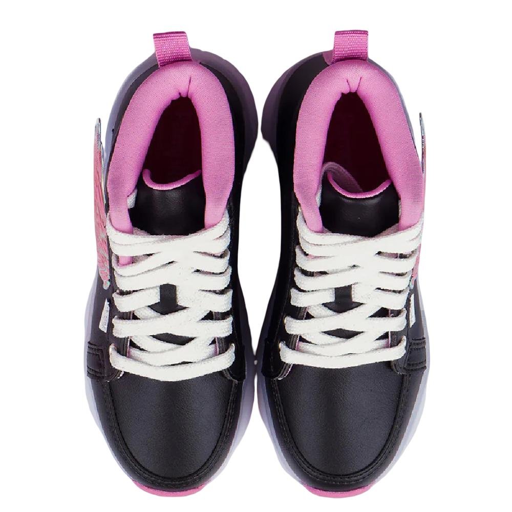 TENIS PAMPILI FLY RODINHA LUZES REF 782001000 MENINA Preto 4