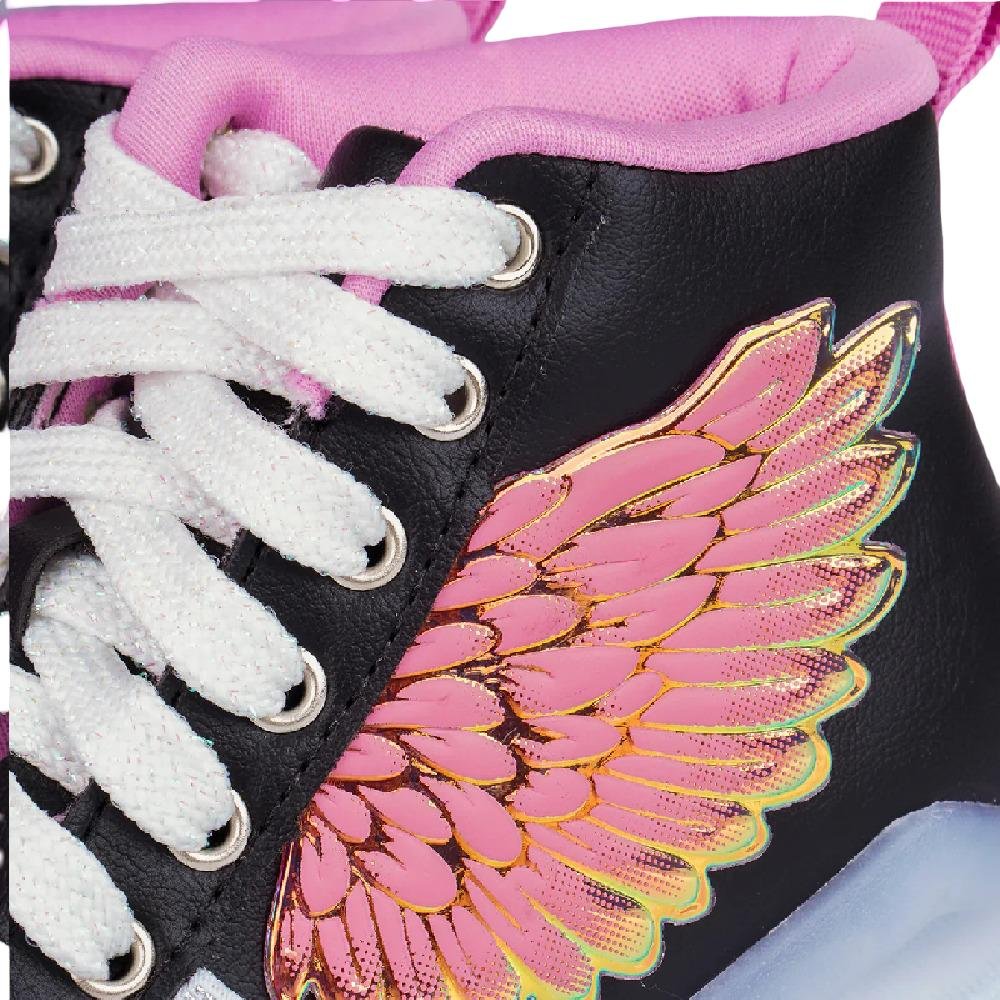 TENIS PAMPILI FLY RODINHA LUZES REF 782001000 MENINA Preto 5