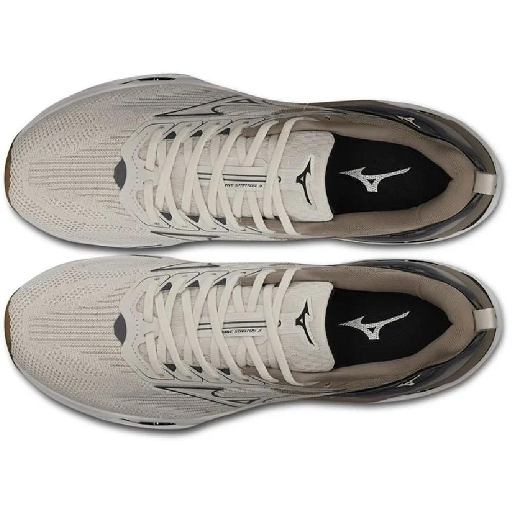TENIS MIZUNO WAVE STRATOS 3 MASCULINO Bege 3