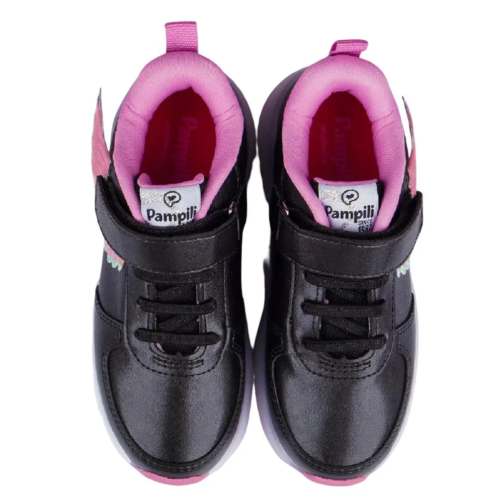 TENIS PAMPILI FLY RODINHA LED REF 782002000 MENINA Preto 3