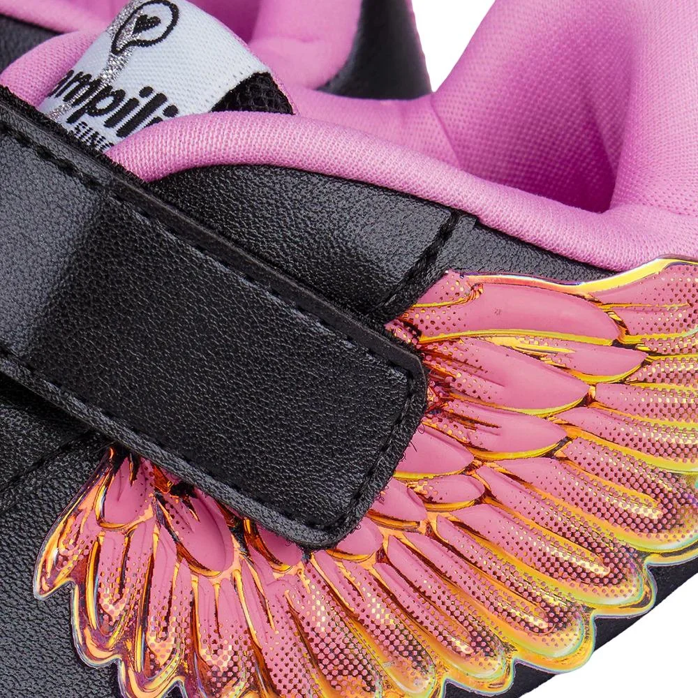 TENIS PAMPILI FLY RODINHA LED REF 782002000 MENINA Preto 4