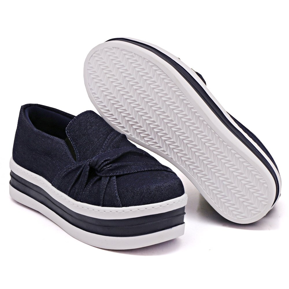 Slip On Dk Use Shoes TENIS SLIP ON Feminino 4502 Azul 3