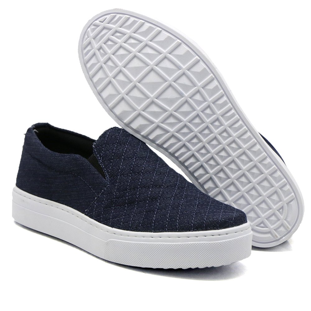 Slip On Dk Use Shoes JEANS FEMININO Feminino 4502 Azul 2