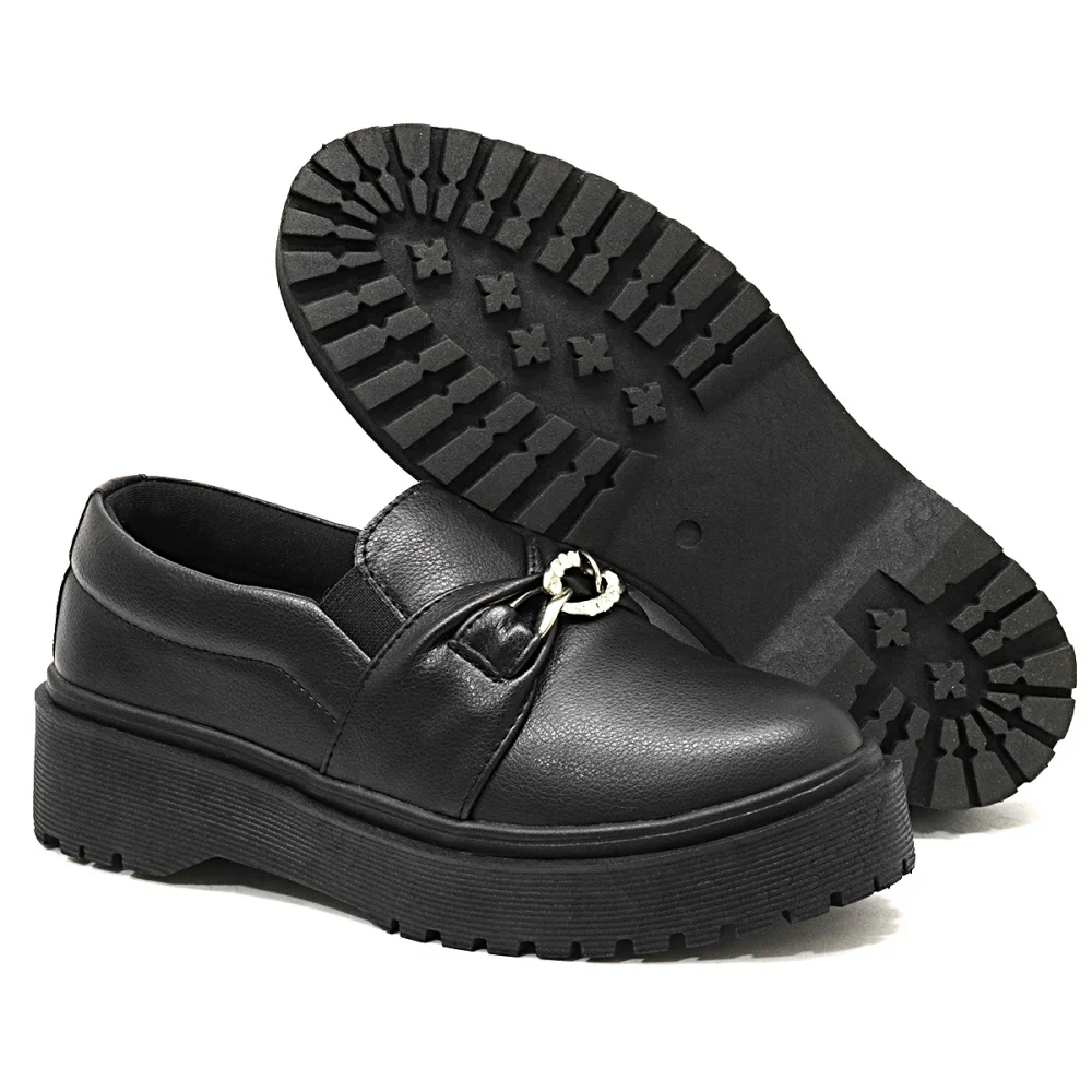 Slip On Dk Use Shoes FEMININO Feminino 4502 Preto 2