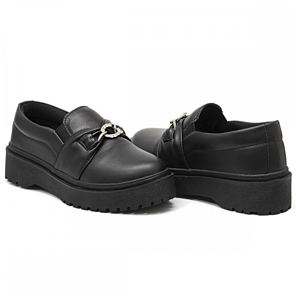 Slip On Dk Use Shoes FEMININO Feminino 4502 Preto 4