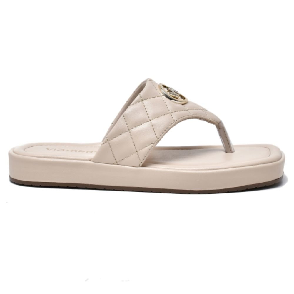 Chinelo Via Marte 23-21410-01 Feminino 4504 Bege 2