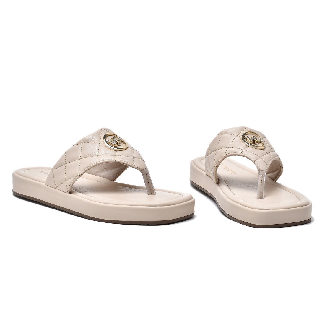 Chinelo Via Marte 23-21410-01 Feminino 4504 Bege 4