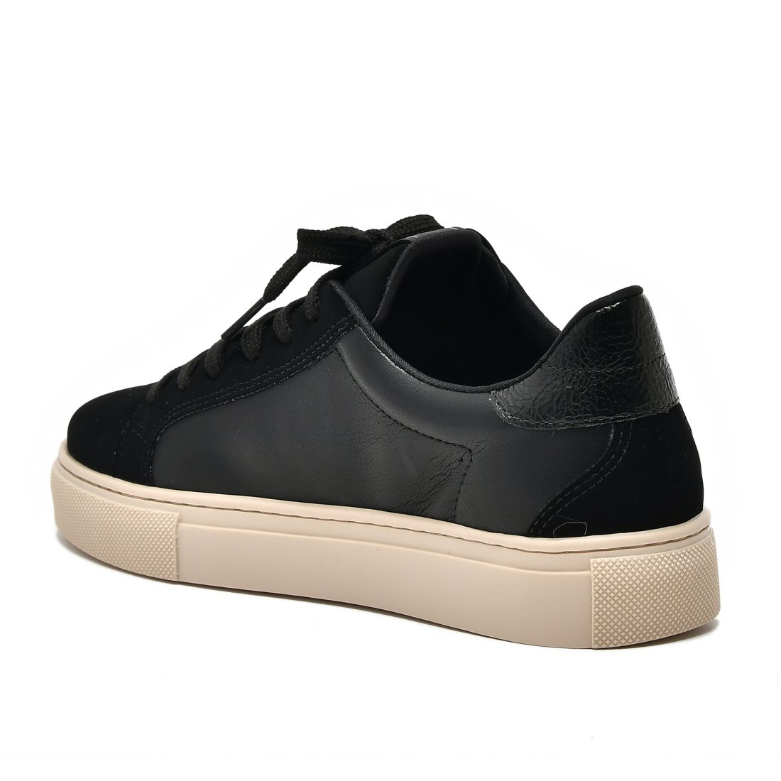 Tênis Via Marte Casual Grafite-Preto Preto 2