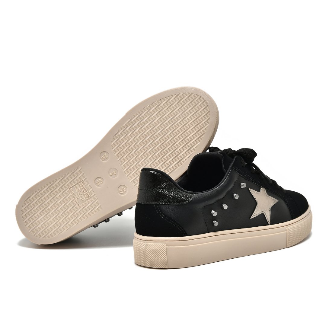 Tênis Via Marte Casual Grafite-Preto Preto 4