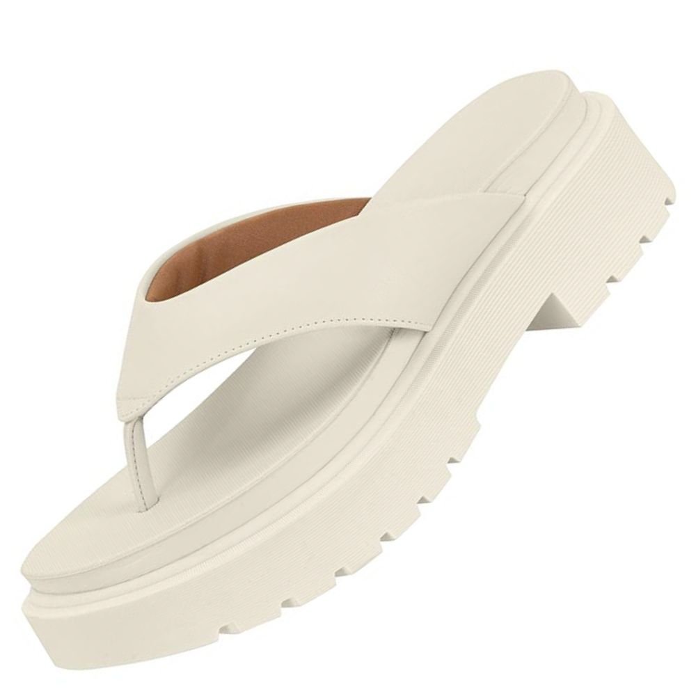 Chinelo Plataforma Vizzano Flatform Branco 3