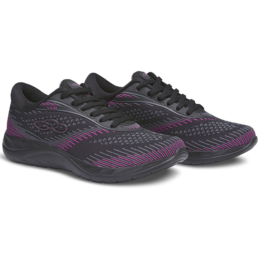 Tênis Olympikus Electra/159 Preto/Roxo 2