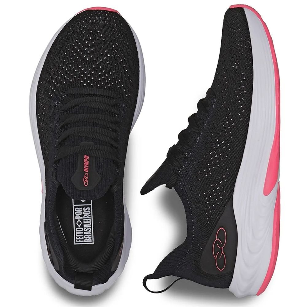 Tênis Olympikus Essential 3 Preto/Marinho Feminino Preto 4