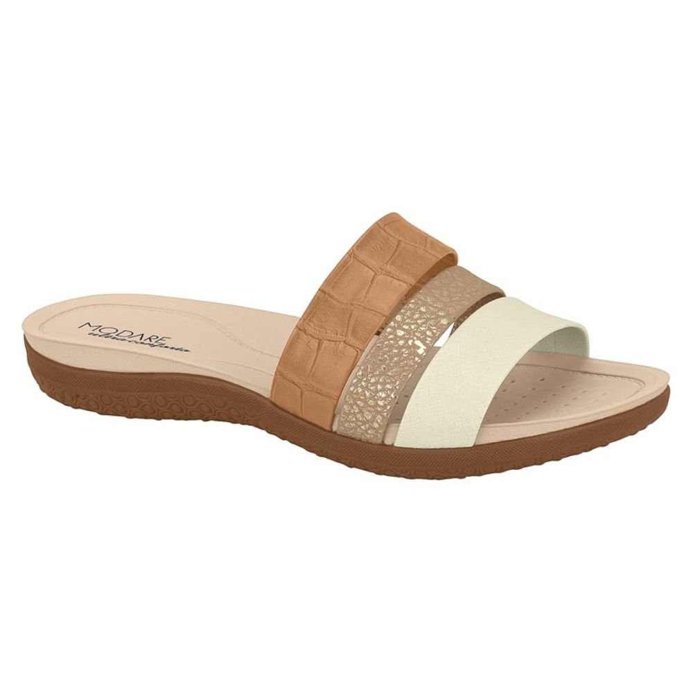 Chinelo Modare Ultraconforto Ortopedico 3 Tiras