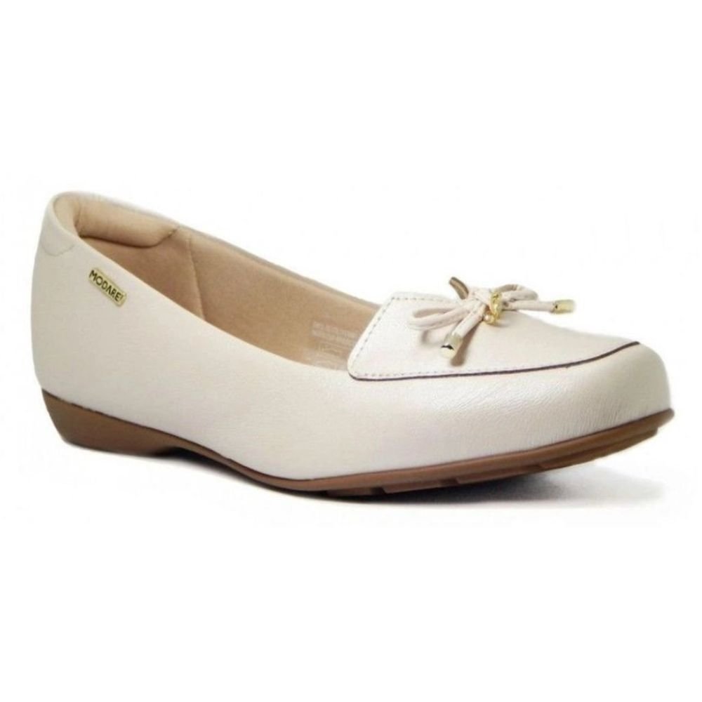 Sapatilha Modare Mocassim Ultraconforto Creme 3