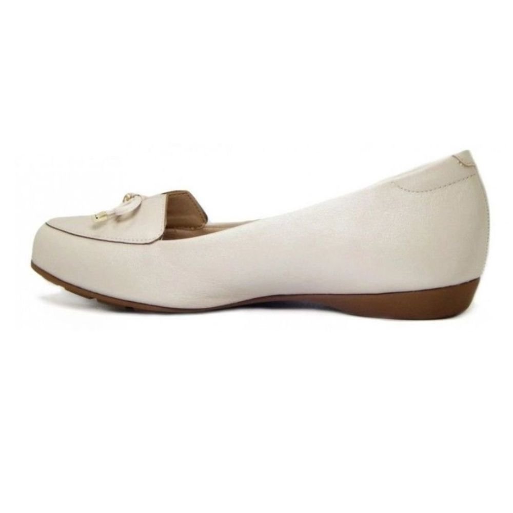 Sapatilha Modare Mocassim Ultraconforto Creme 4