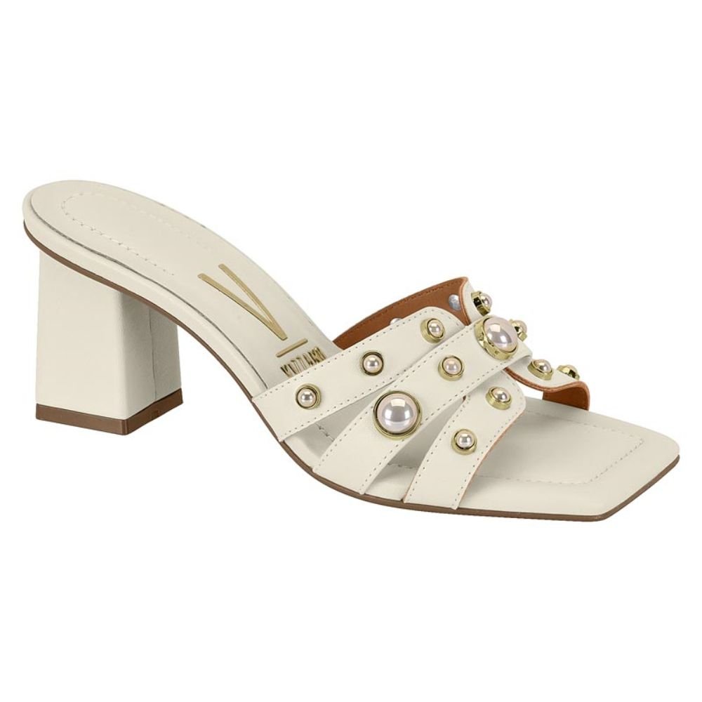 Tamanco Feminino Vizzano Branco Off