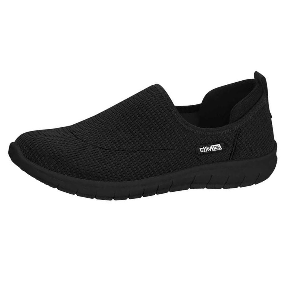 Tênis Actvitta Slip On Feminino Preto 2
