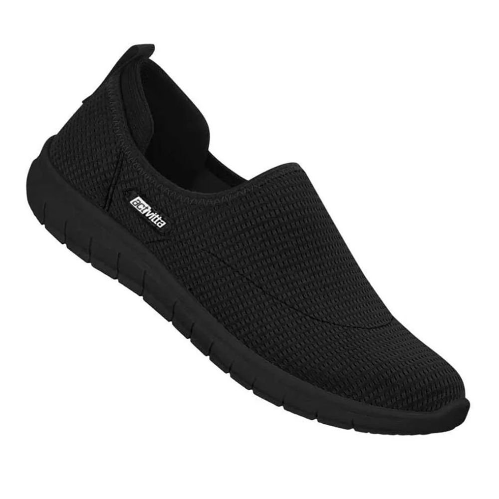 Tênis Actvitta Slip On Feminino Preto 3