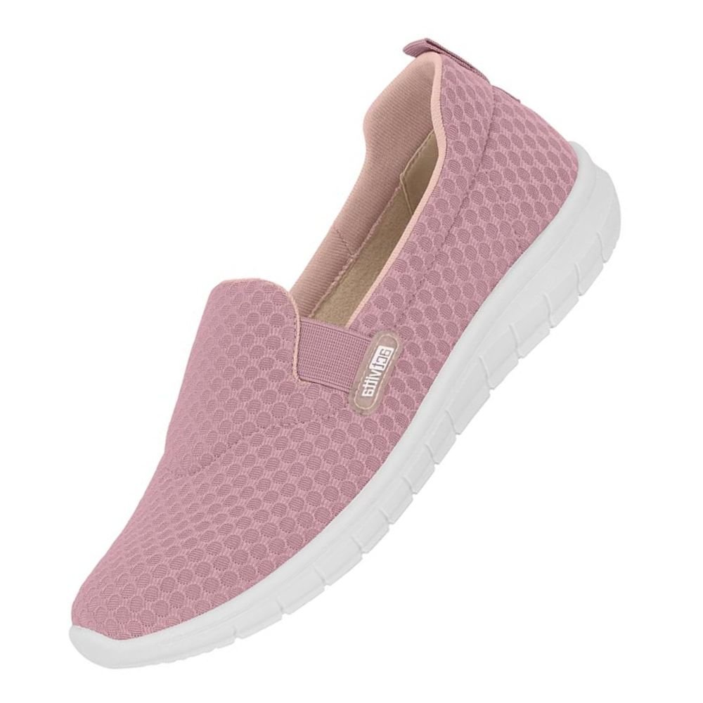 Tênis Feminino Activitta Calce Facil Rosa 3