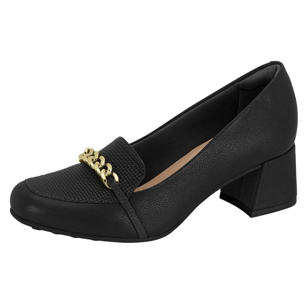 Sapato Feminino Modare Ultraconforto Salto Médio Preto 2