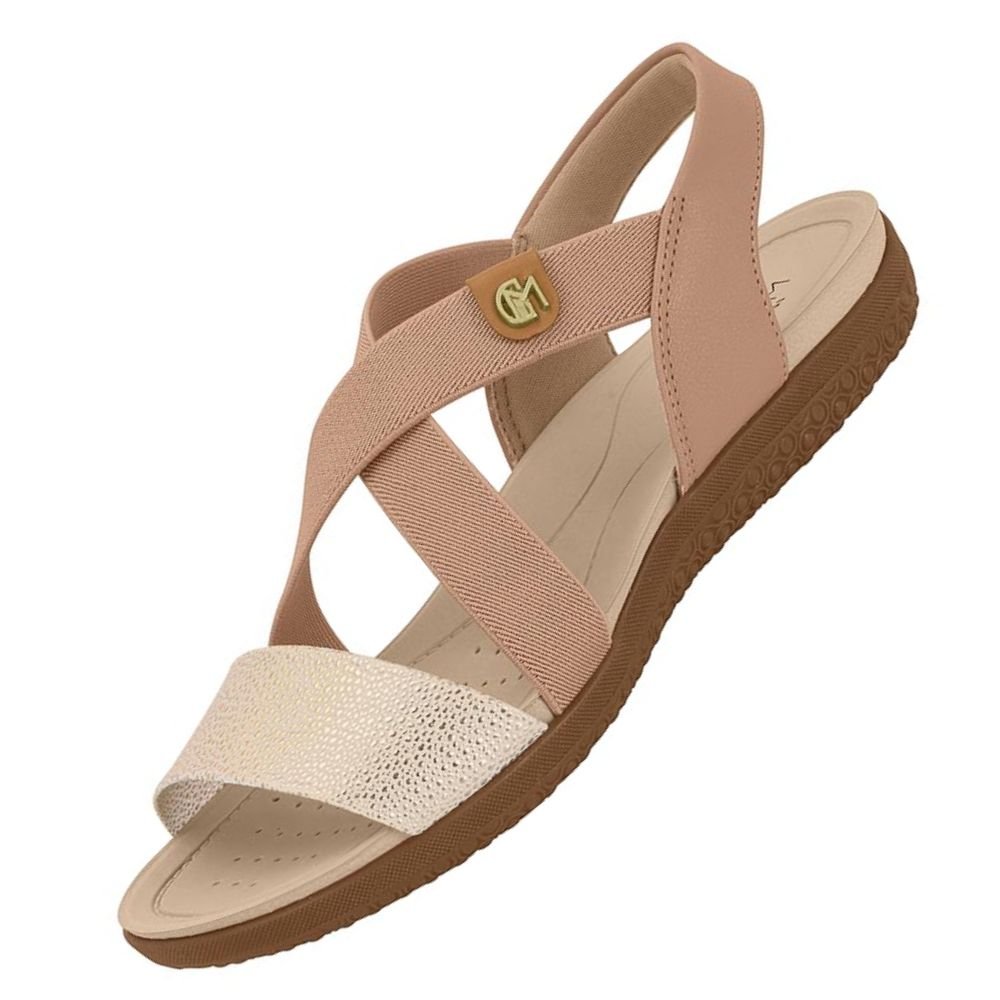 Sandália Modare Elastico Rosado Holográfico Rosa 2