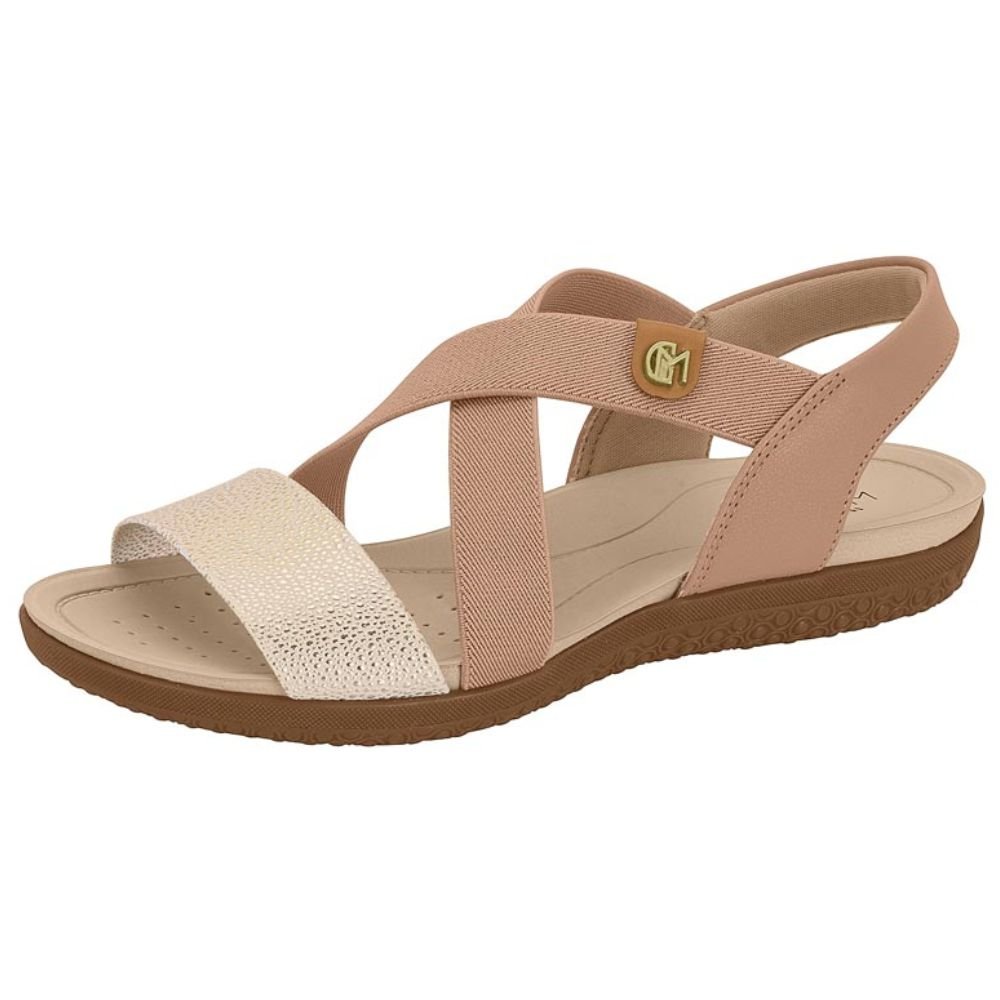 Sandália Modare Elastico Rosado Holográfico Rosa 3