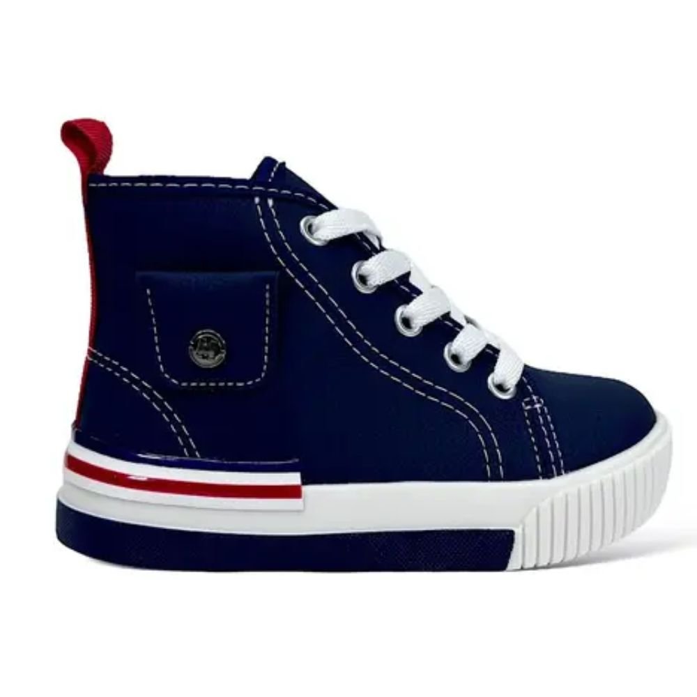 Tênis Molekinho Star Cano Alto Marinho Azul 3