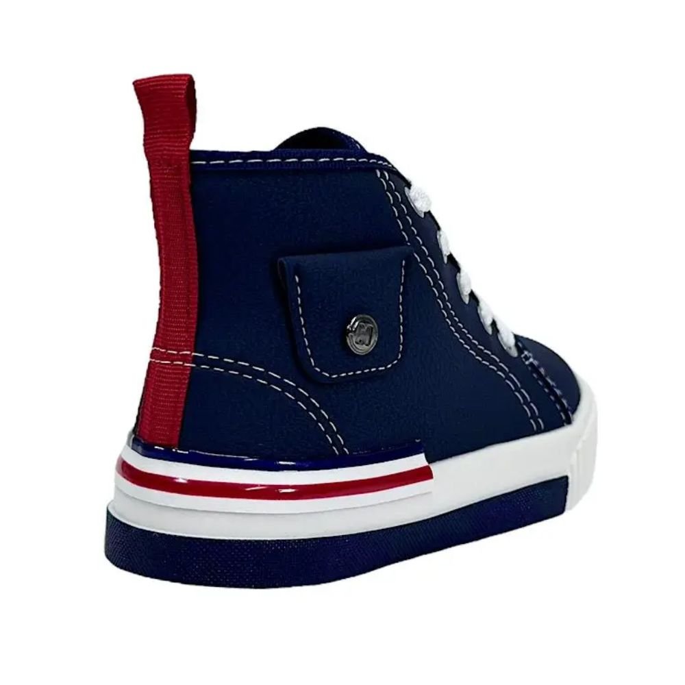 Tênis Molekinho Star Cano Alto Marinho Azul 5