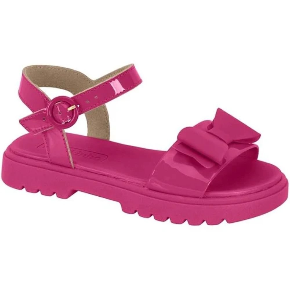 Sandália Molekinha Verniz Premiun Pink