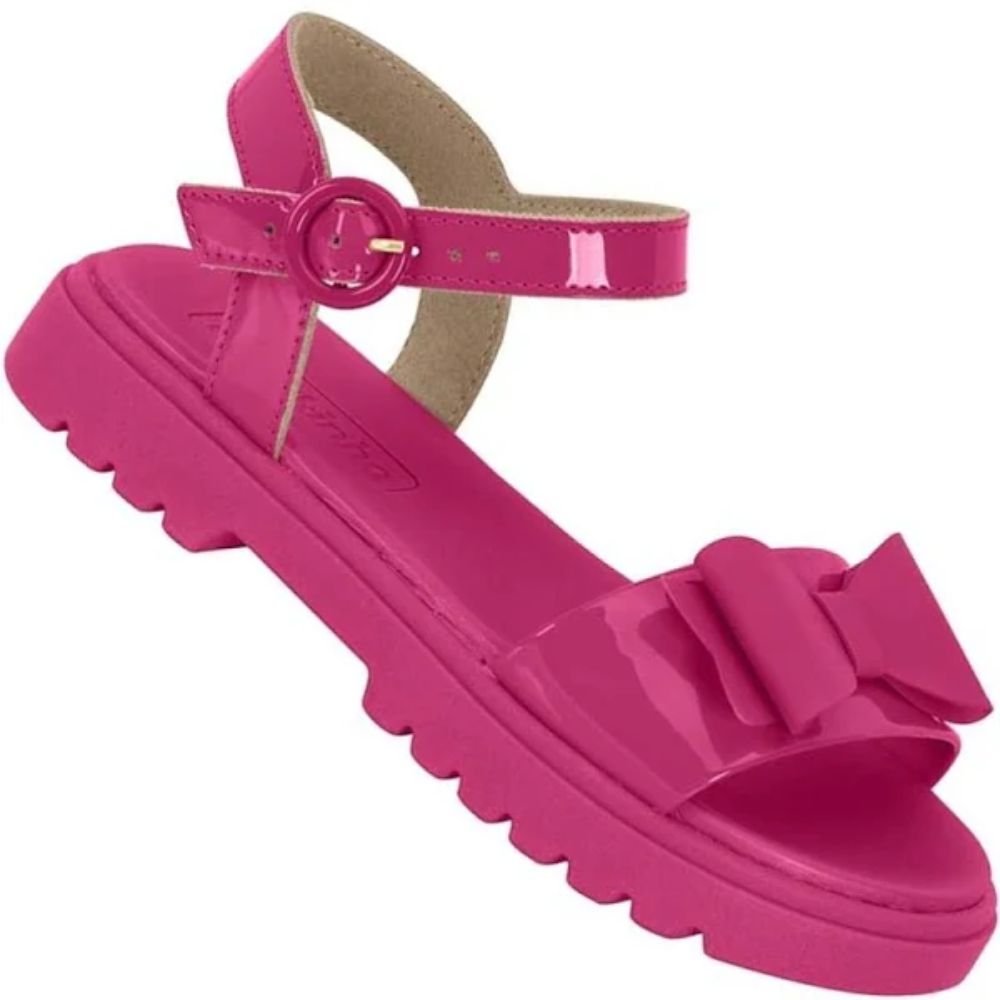 Sandália Molekinha Verniz Premiun Pink Pink 2