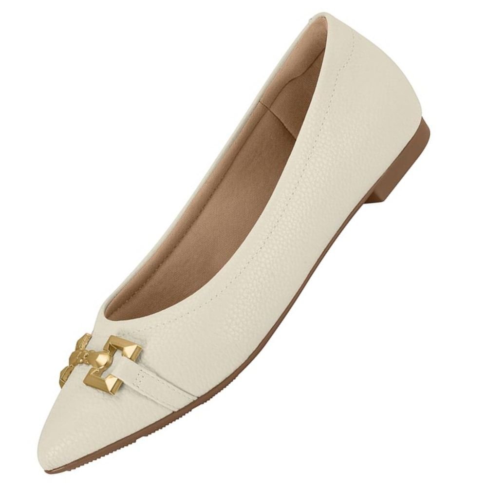 Sapatilha Modare Bico Fino Napa Floather Off White 3