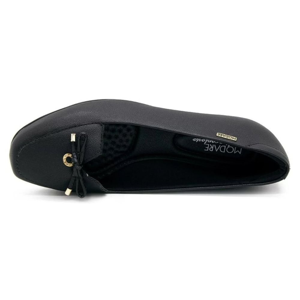Sapatilha Modare Mocassim Ultraconforto Preto 3