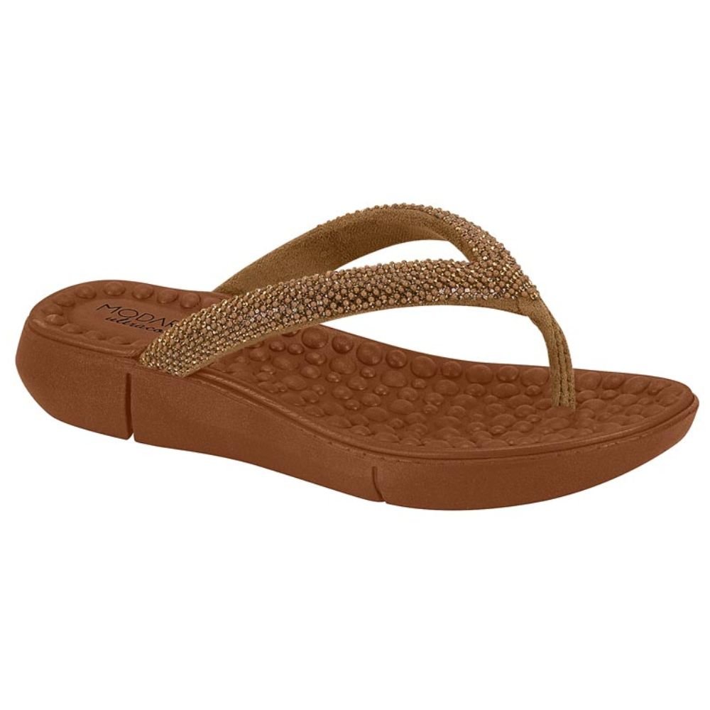 Tamanco Strass Modare Ultraconforto Palmilha Anatômica