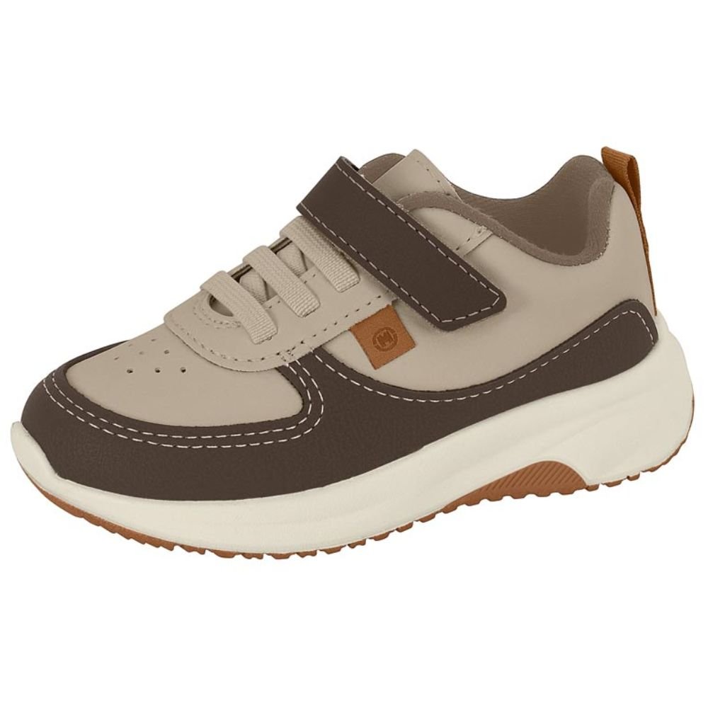 Tênis Infantil Molekinho Calce Facil Casual Marrom 2