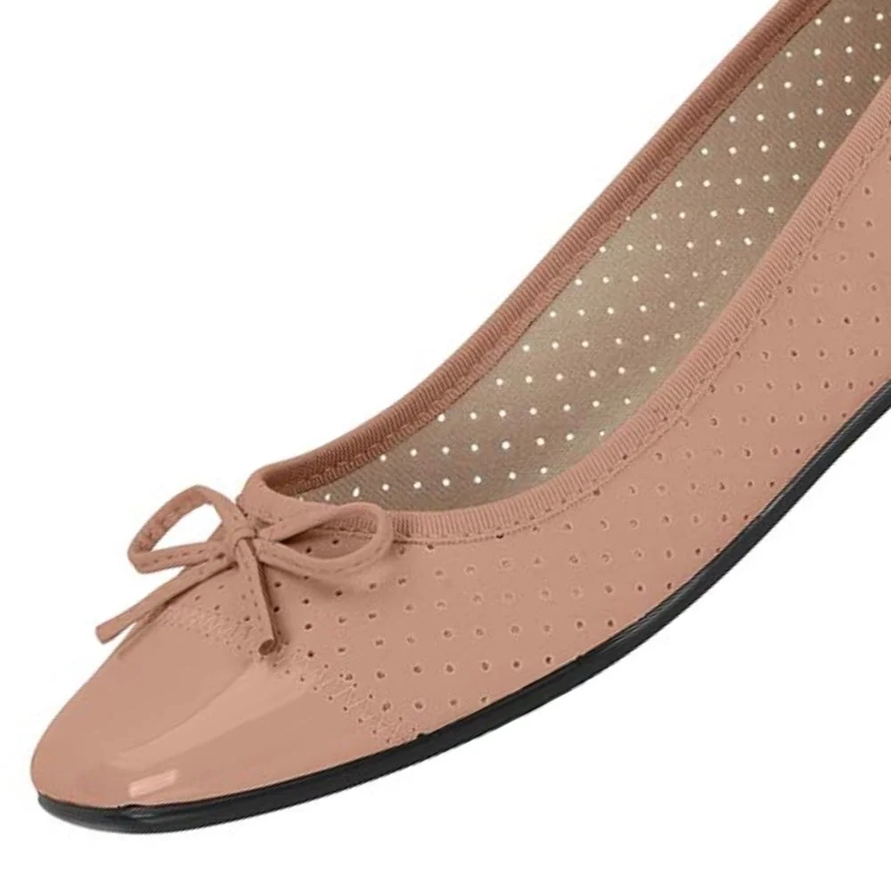 Sapatilha Feminina Moleca Laço Marrom 3