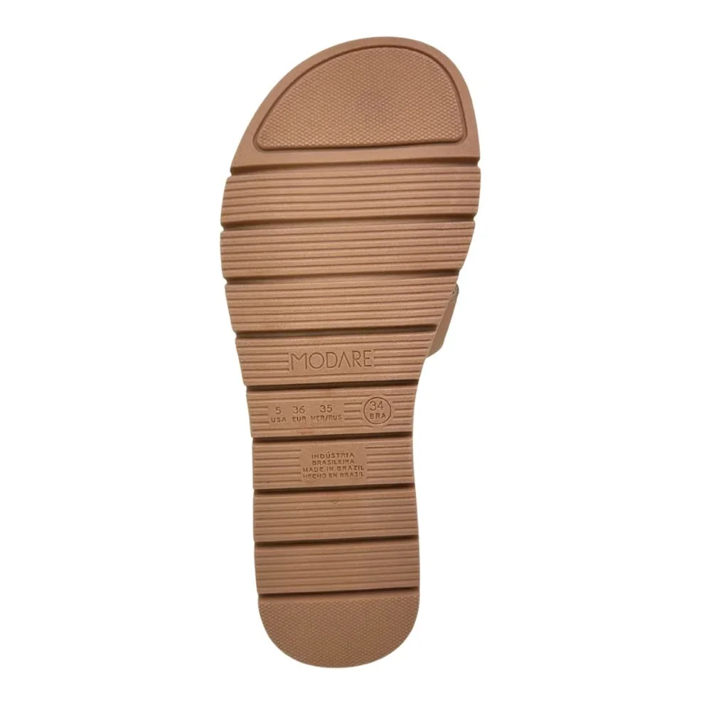 Sandalia Feminina Napa Floather Nature Bege 5