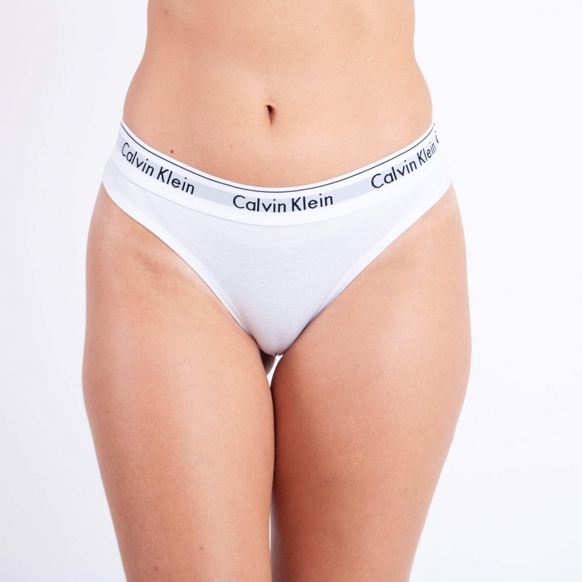 Calcinha Calvin Klein Tanga Modern Cotton Branco