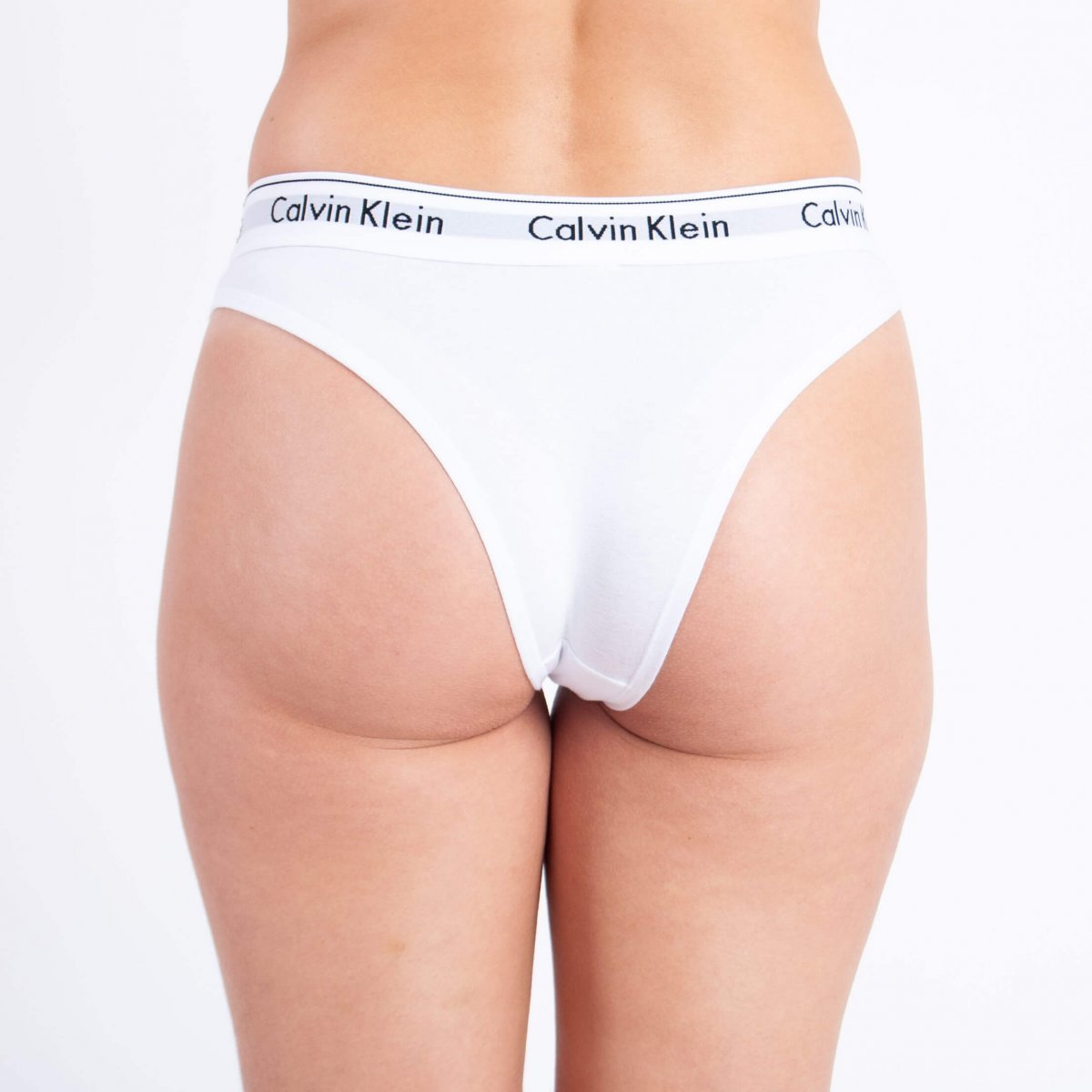 Calcinha Calvin Klein Tanga Modern Cotton Branco