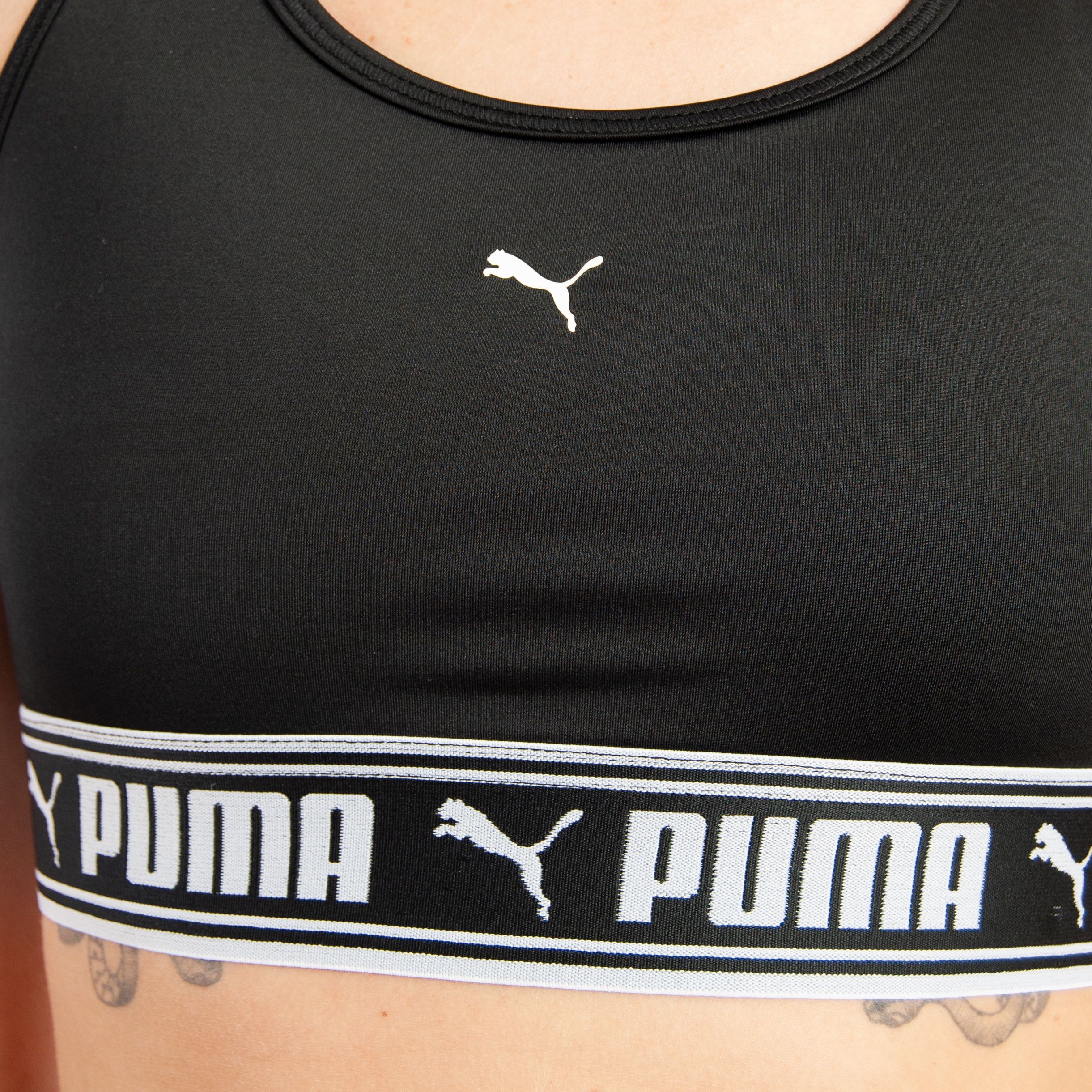 Top Fitness Puma Mid Impact Concept Bra - Adulto em Promoção