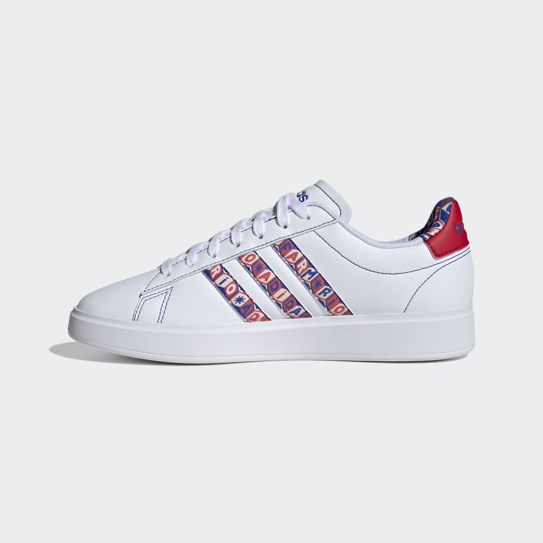 Tênis Adidas Sportswear X Farm Rio Grand Court 2.0 Branco 3