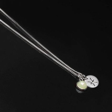 Colar Signos Key Design Pisces Prata 3