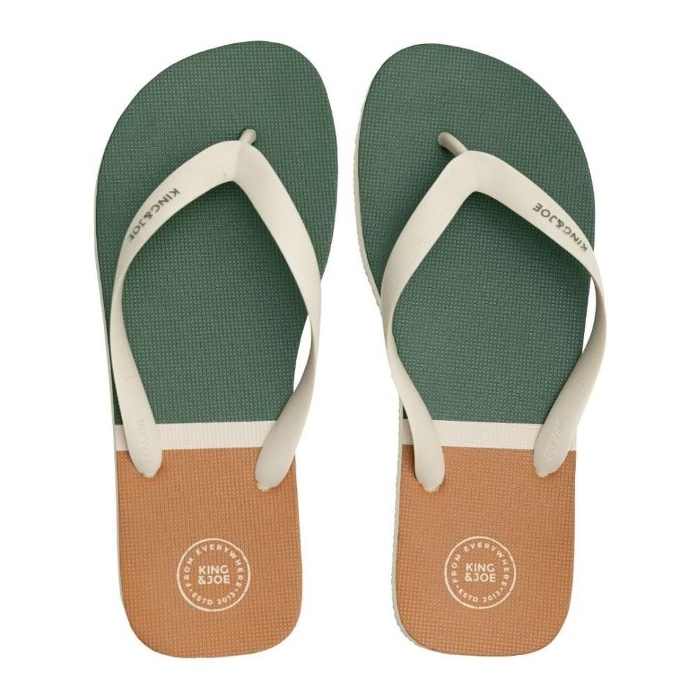 Chinelo King E Joe Borracha Premium Tricolor