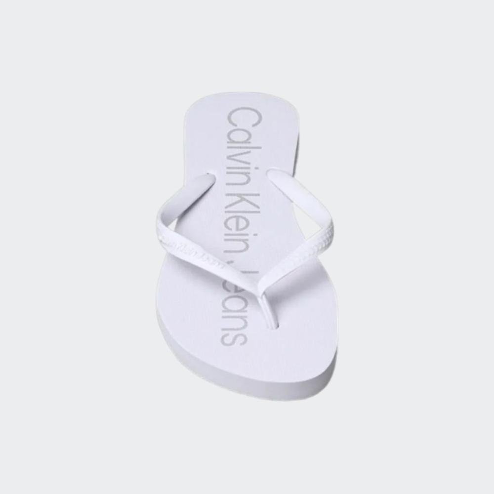 Chinelo Flip Flop Slim Calvin Klein Borracha Branco 4