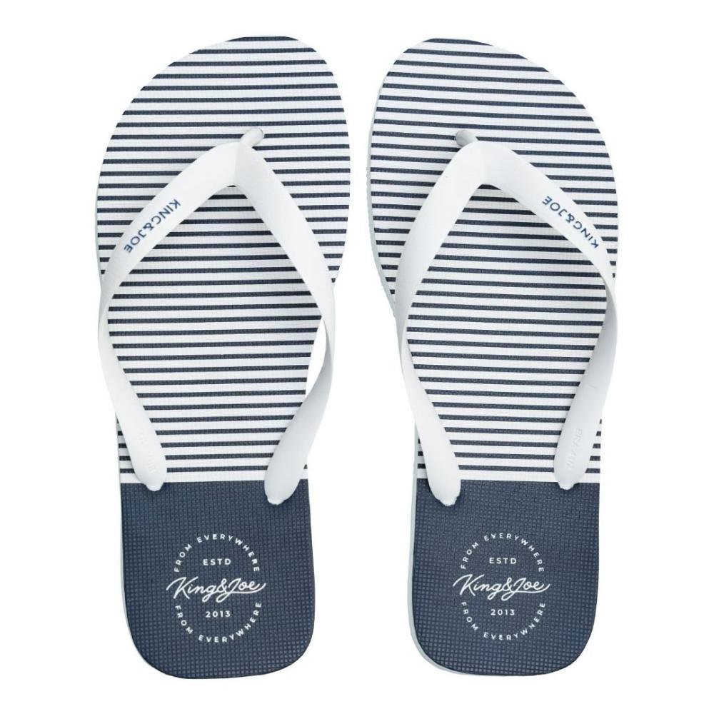 Chinelo King E Joe 100% Borracha Premium Tricolor