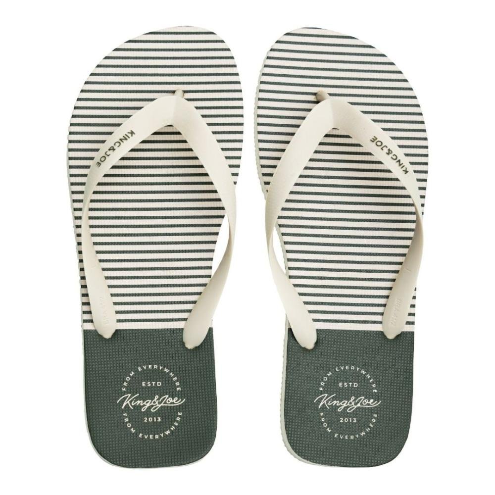 Chinelo King E Joe 100% Borracha Premium Bicolor