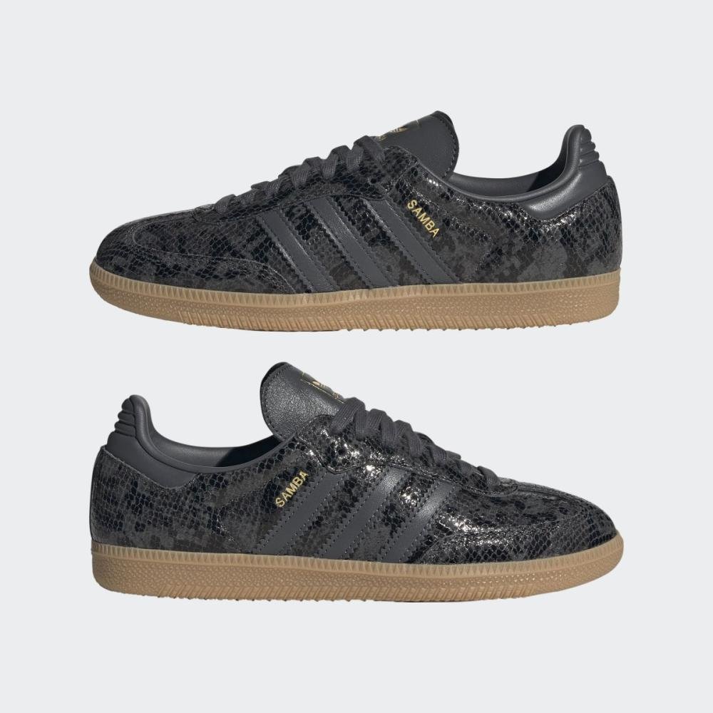Tênis Adidas Originals Samba Og Snake Skin Pack Chumbo 9