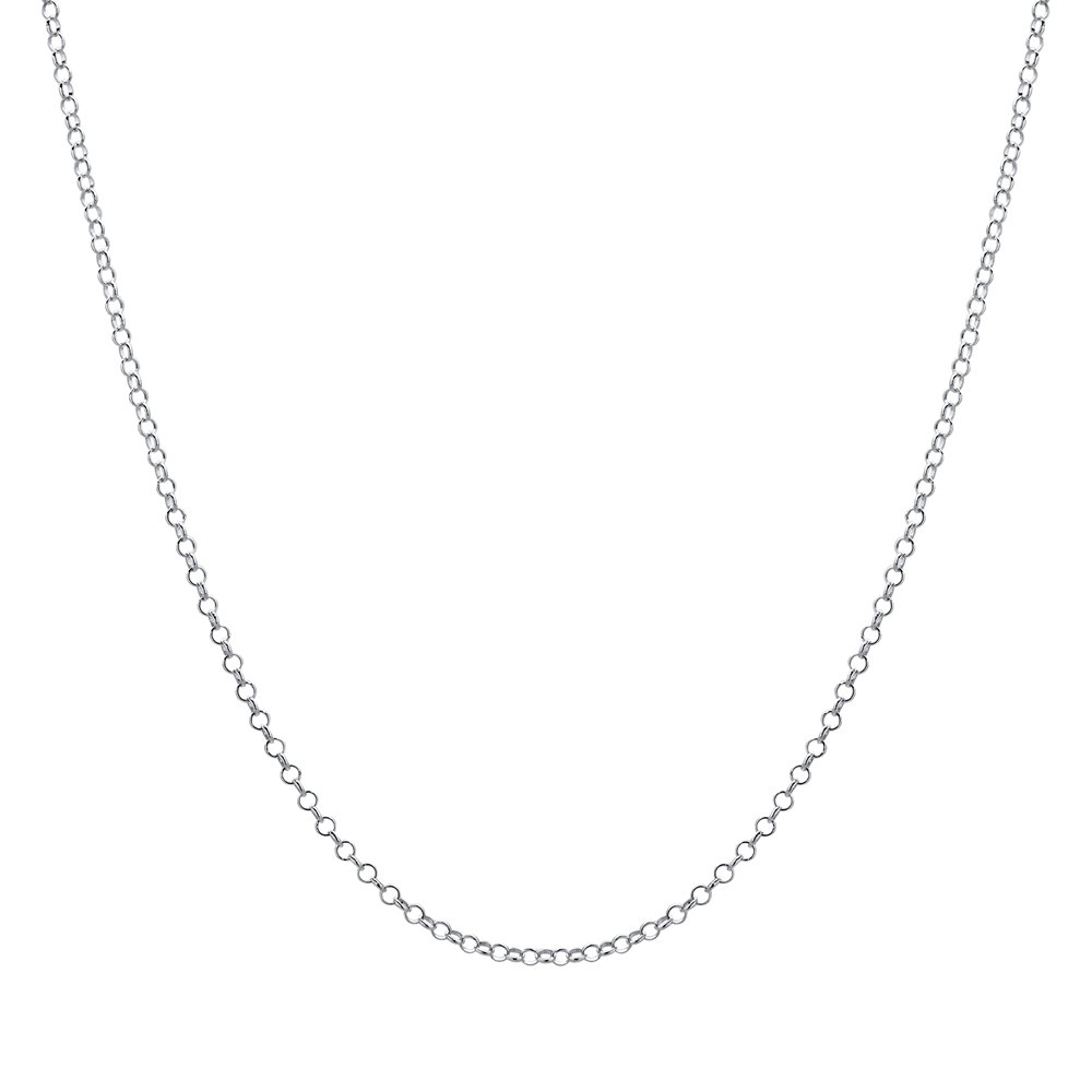 GARGANTILHA PRATA MALHA PORTUGUESA 45 CM Prata 1