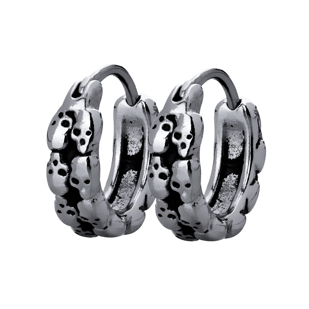 BRINCO AÇO ARGOLA CLICK Prata 1